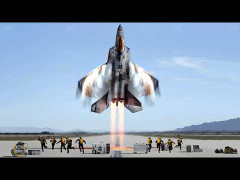 Denmark Shocked! U.S. F-22 Pilot Pulls Off an Insane Stunt at Full Speed