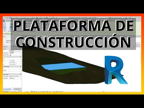 Como hacer una plataforma de construcción en REVIT  2022 | Tutoriales Español  | Tips