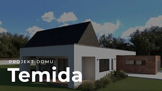 Projekt domu Temida BSA2293: dom z garażem 2-stanowiskowym od Extradom.pl