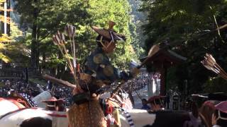preview picture of video 'Yabusame (Japanese Equestrian Archery) Demonstration in Nikkō, Japan'