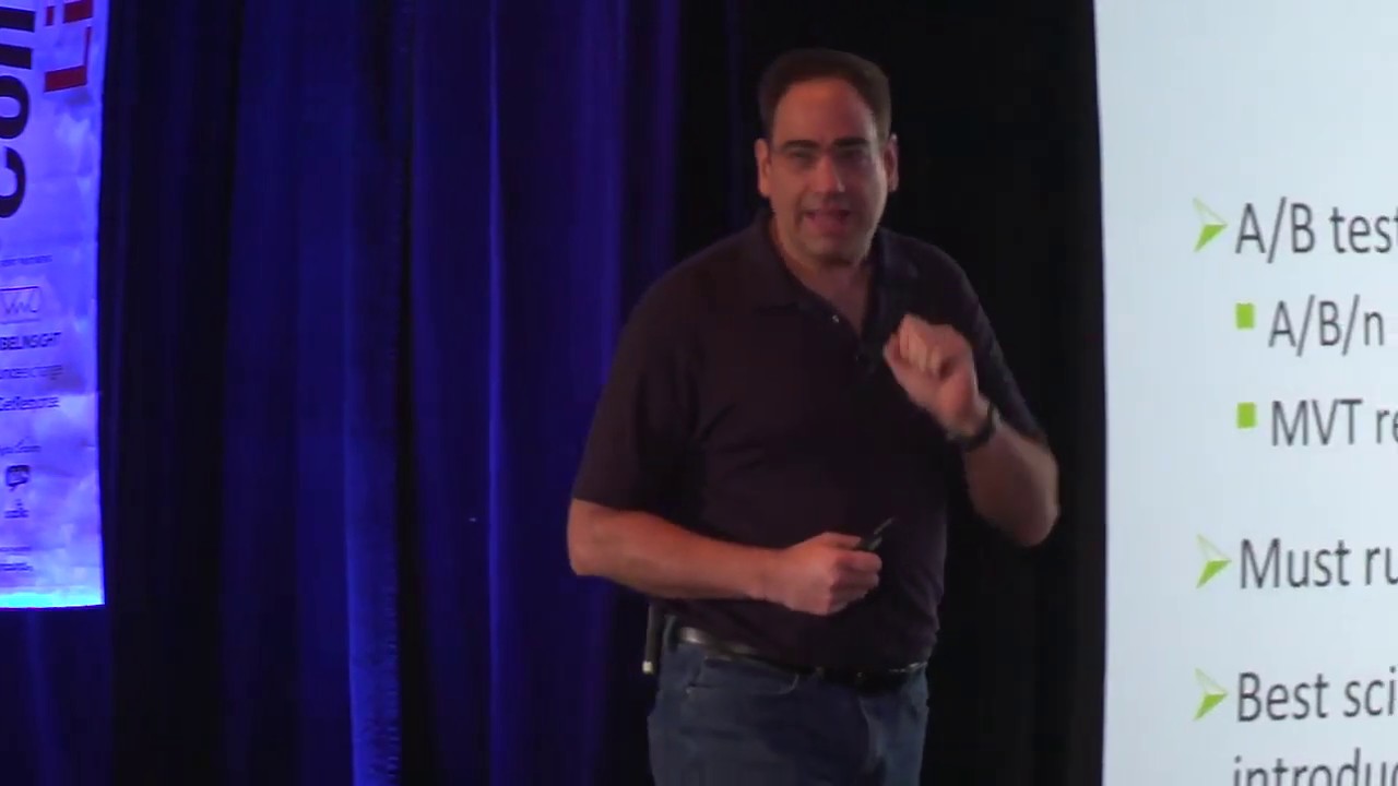 Ronny Kohavi: A/B Testing Pitfalls: Getting Numbers You Can Trust is Hard - CXL LIVE 2016