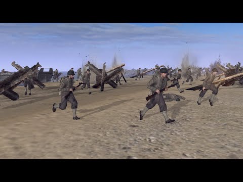 Landing on Omaha Beach - Men of War Robz realism
