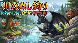 【実況無し】川のぬし釣り　稼ぎ作業配信