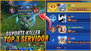 JOGUEI COM O TOP 3 DO SERVIDOR | 1007 STAR - HONOR OF KINGS