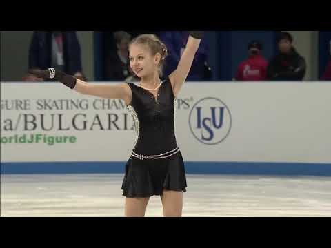 Alexandra Trusova - Short Program | World Jr Championships  2018