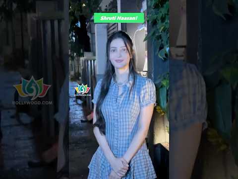 Actress Shruti Haasan spotted in Bandra, Mumbai