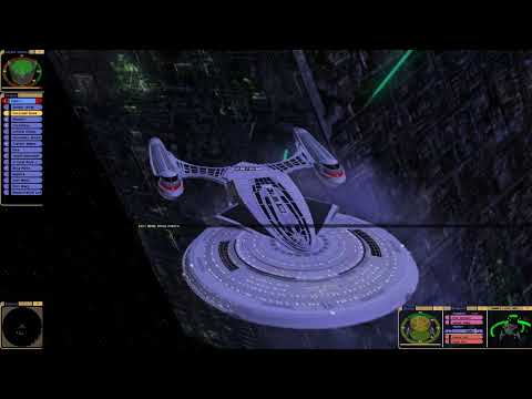 Excalibur Refit vs Borg Cube Full Power