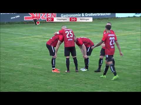 1. Göppinger SV vs FC Nöttingen, Oberliga Baden-...