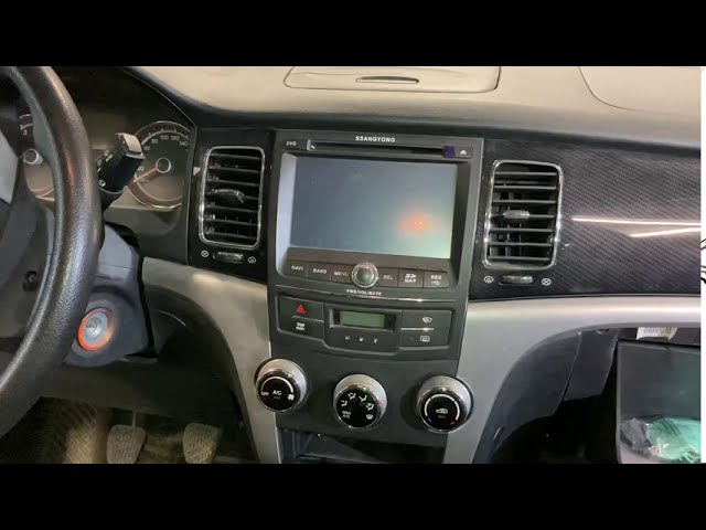 SsangYong Actyon New Как Снять Магнитолу
