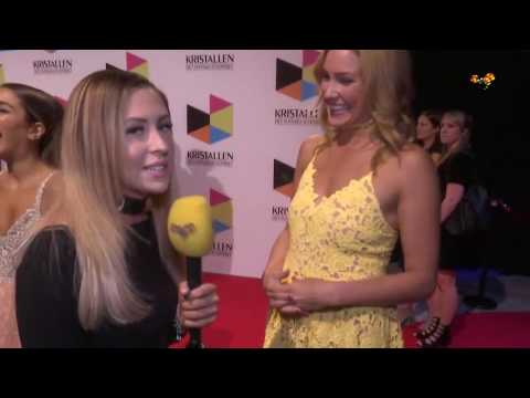 Jessica Almenäs på Kristallengalan