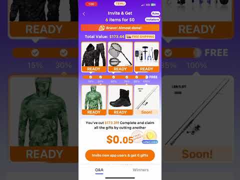 Easy way to win temu free gifts #free #freeitems #temu #gifts