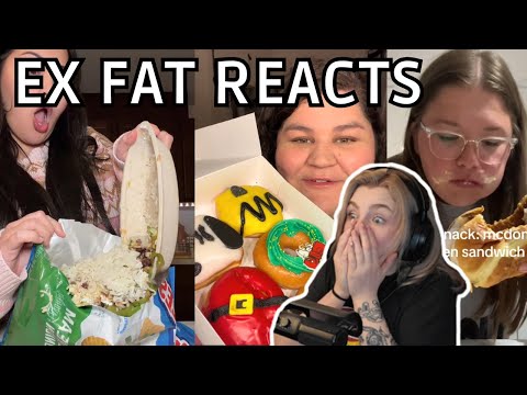 She Eats 5 Donuts for Breakfast? | What I Eat In A Day As A Fat Person Part 8 | Ex-Fat Reacts