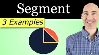 Find Area of a Segment in a Circle (3 Methods)