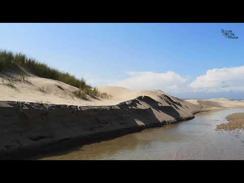La plage du phare de Walde sur la cote d'Opale (Calais)