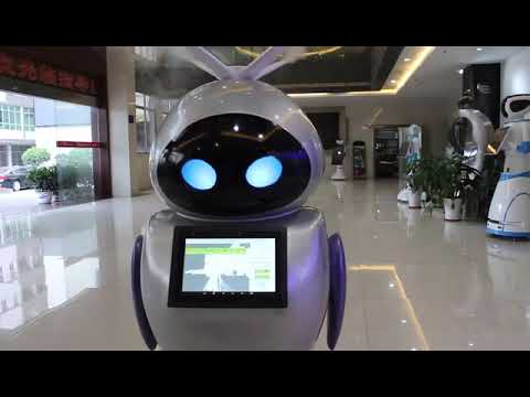 The latest disinfection service robot from AoBo