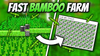 Bamboo Farm - 10,000+ Per Hour - Minecraft 1.20+ Tutorial