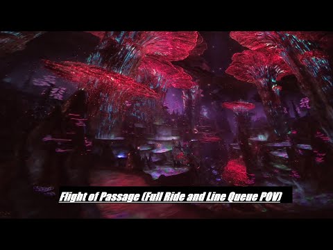 Avatar - Flight of Passage (Full Ride and Line Queue POV) Animal Kingdom -Disney World
