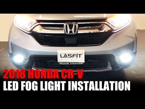 2018 Honda CR-V  Front Fog Lights Replacement - How to change to LED bulbs