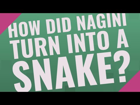 How did Nagini turn into a snake?