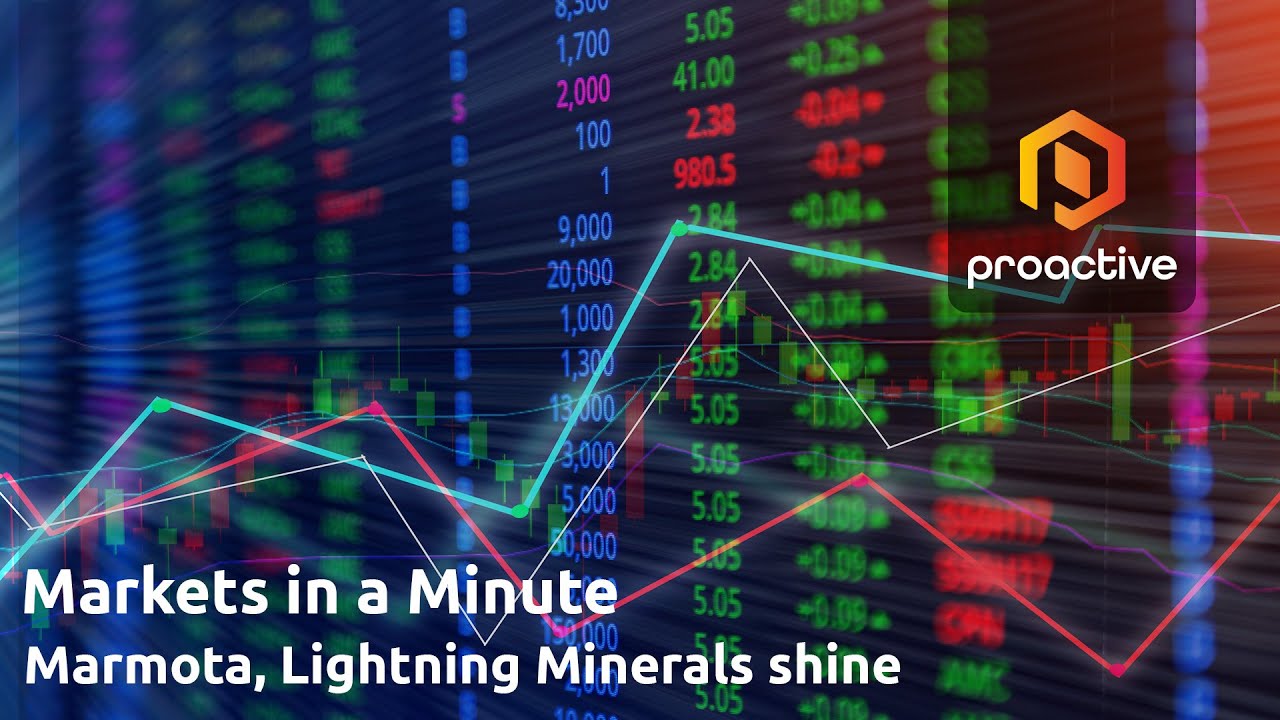 Markets in a Minute: Marmota, Lightning Minerals shine