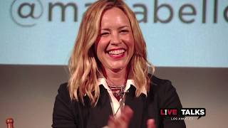 Maria Bello in conversation with Cheri Oteri at Live Talks Los Angeles