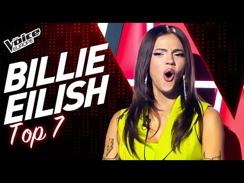 Top 8 BILLIE EILISH Covers That SHOCKED Coaches!