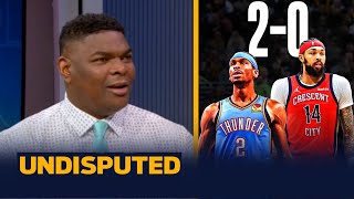 UNDISPUTED | Skip reacts SGA's 33-Pts lead Thunder beat Pelicans 124-92; OKC takes 2-0 lead
