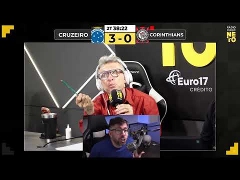 Brazilian soccer legend Neto goes crazy after defeat: Cruzeiro 3 x 0 Corinthians