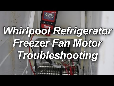 Kenmore / Whirlpool Refrigerator Not Cooling - Freezer Fan Testing