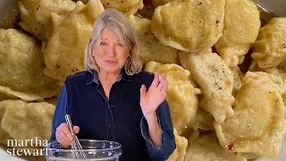 Martha Stewart Makes Pierogi From Big Martha’s Recipe | Homeschool with Martha | Everyday Food