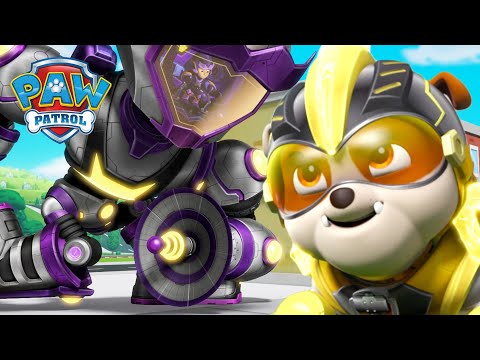 ¡Los Mighty Pups Super Paws derrotan a Harold y su robot gigante! - PAW Patrol Episodio Español