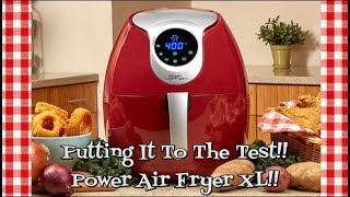 Power Air Fryer XL~Putting It To The Test~Air Fryer Demo & Review~Burgers & Fries~Noreen's Kitchen