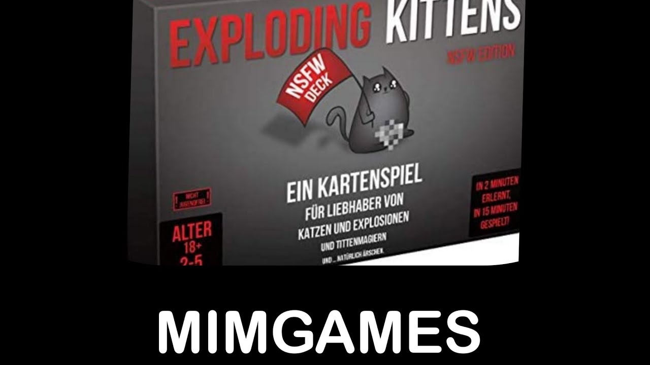 Exploding kittens ;¡ 18 años! ¡así lo jugamos! LA PARTIDA