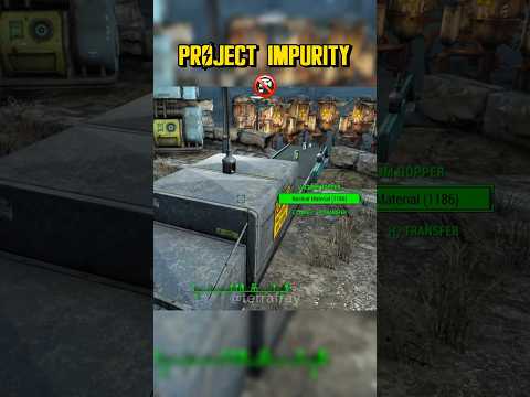 Making Sanctuary’s Water Pure Again 💧 Fallout 4 Meme