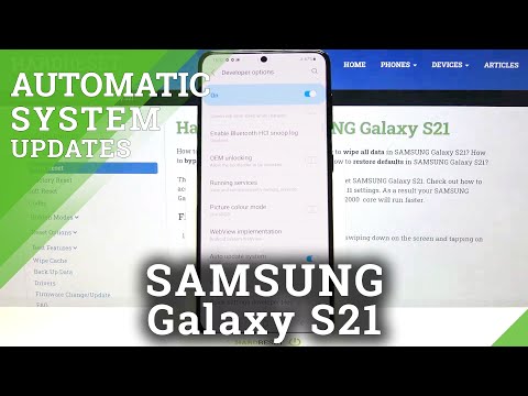 How to Enable Automatic Updates in SAMSUNG Galaxy S21 – Software Update