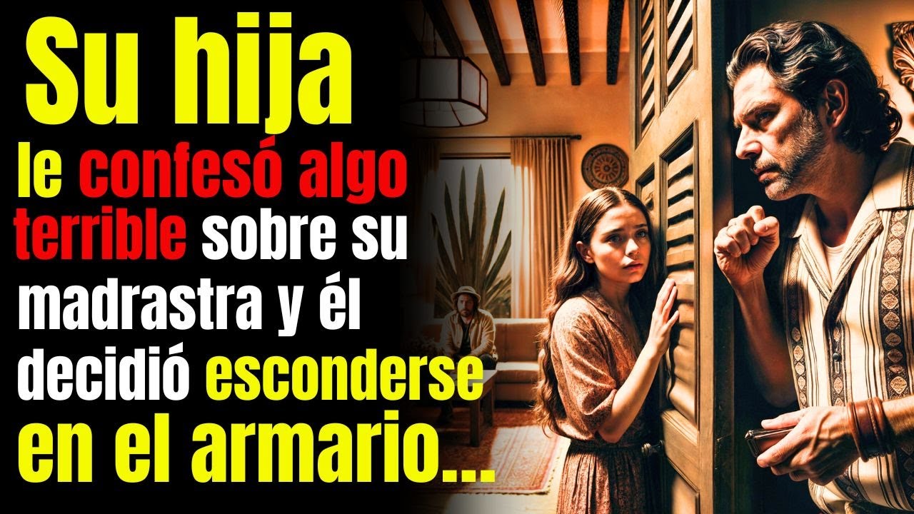 Su hija le confesó algo terrible sobre su madrastra y él decidió esconderse en el armario…