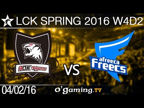 Rox Tigers vs Afreeca Freecs - LCK Spring 2016 - W4D2