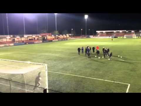 Match brake Almere City FC - cross bar challenge