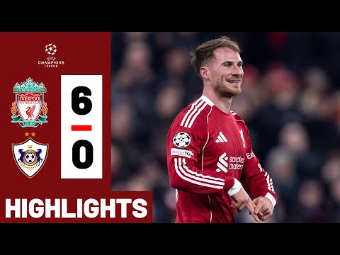 Liverpool vs Qarabağ 6-0 HIGHLIGHTS Champions League 25/26