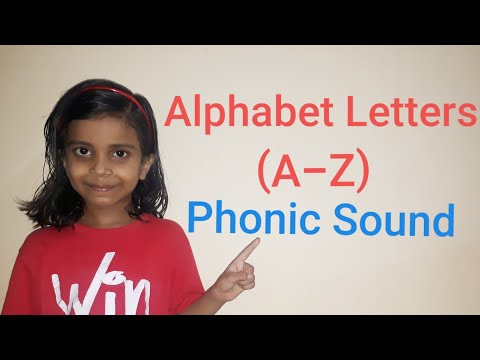 Alphabet Letters (A-Z)  Phonic Sound| Tanmay Unnati Talent|