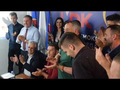 Imri Ahmeti shpall fitoren e LDK-se ne Lipjan