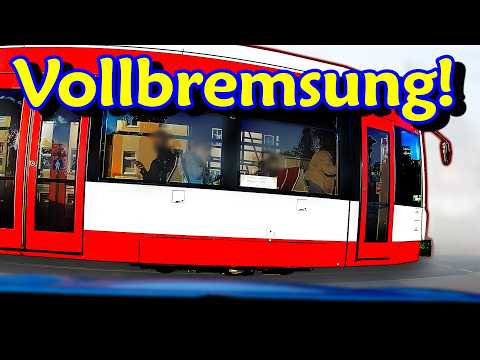 Auffahr-Unfall, Straßenbahn übersehen und gefährlich Überholen | DDG Dashcam Germany | #628