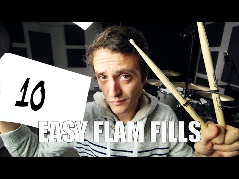 10 Easy Flam Fills - Daily Drum Lesson