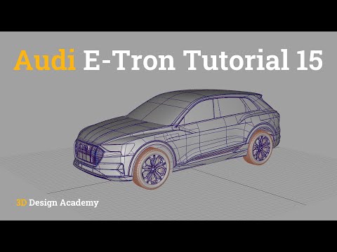 Advanced Autodesk Alias Tutorials - Audi E-Tron SUV 15