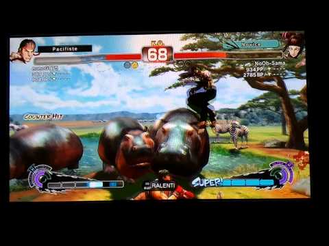 nonoGT75 [Ryu] vs NoOb-Sama [Juri] SSF4 AE 2012 Online Ranked Matches - PSN
