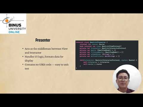 Introduction to the VIPER Architecture in Swift_Hansen Yudistira (2502017446)