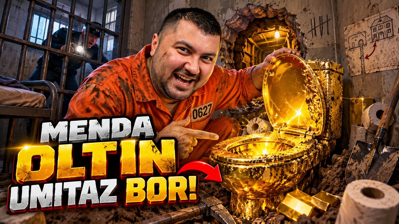 🚽 MENDA OLTIN UNITAZ BOR! ➔ Prison Escape Simulator: Dig Out #2