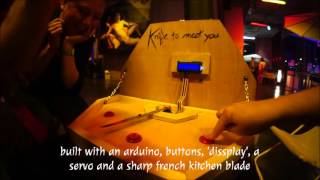 Knife To Meet You: A custom hardware knife-avoidance game 🔪