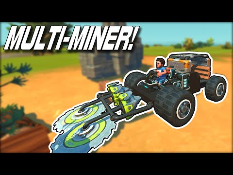 Who Can Build the Best Multi-Function Resource Harvester? (Scrap Mechanic Gameplay)