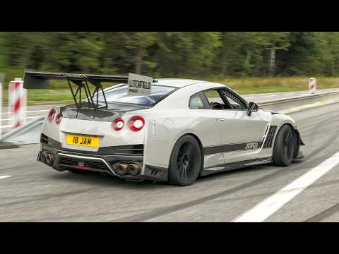 Cars leaving Nürburgring Tankstelle - 1000HP Litchfield GTR, MR 992 GT3 RS, Iroz RS3, 500HP Focus ST